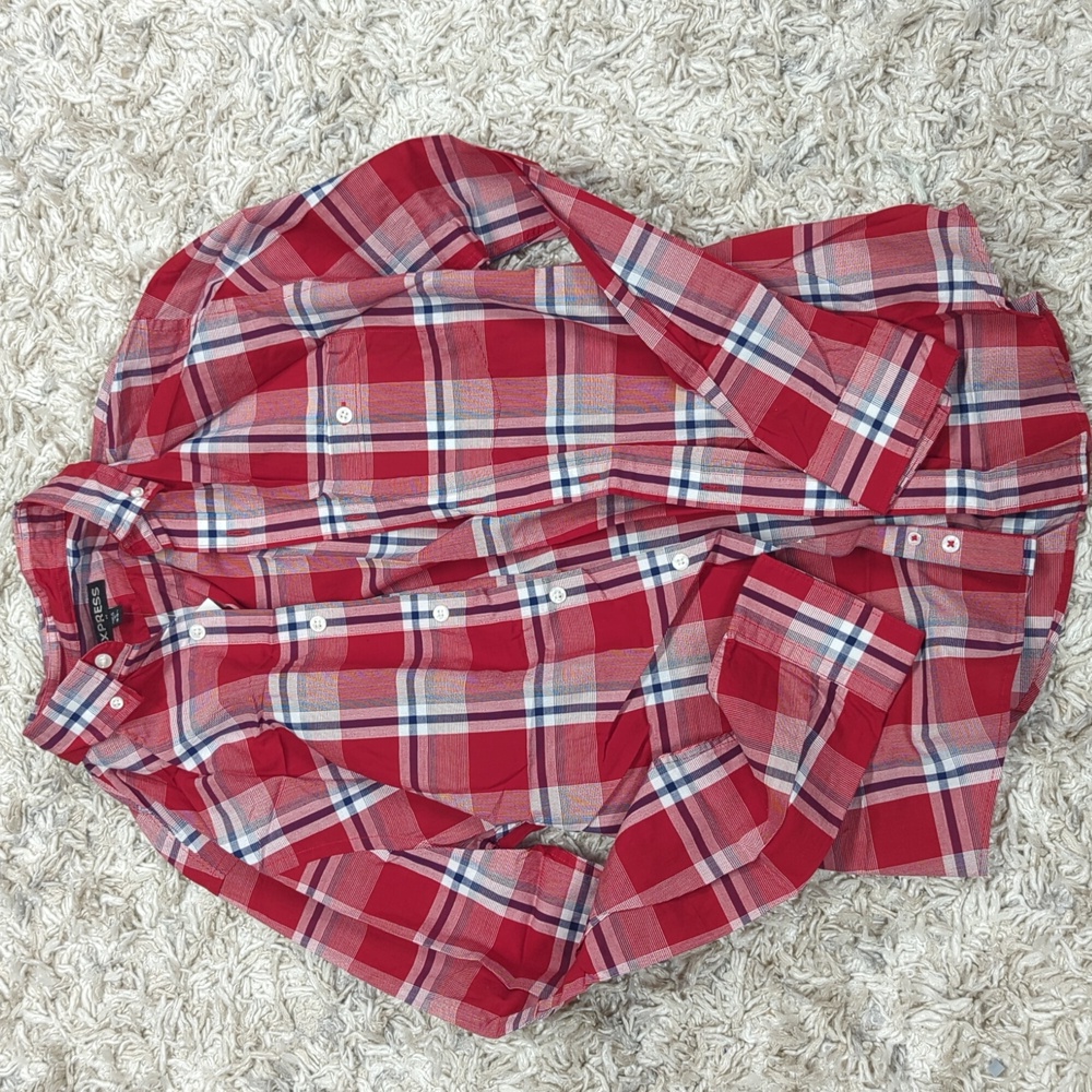 NWT Express Men Button Down Shirt